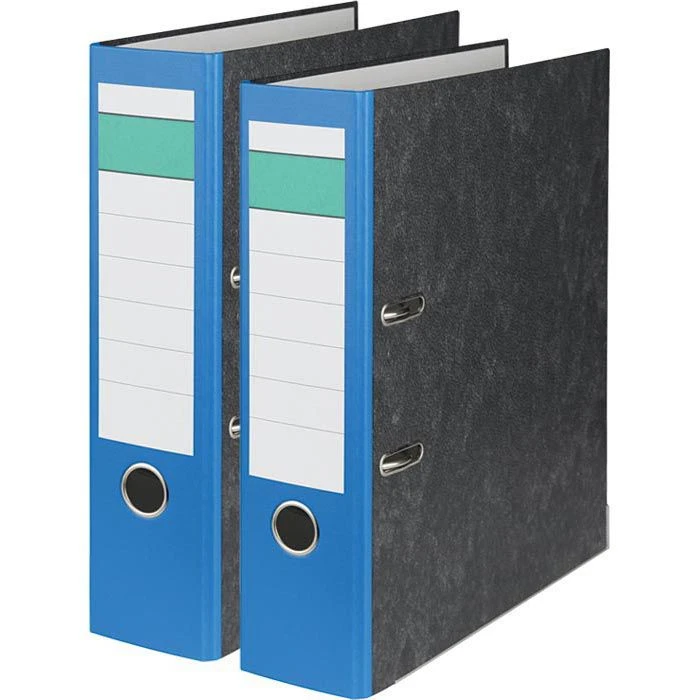 Grüner Balken Ordner A4, Breit, 8cm, Blau, Karton, Wolkenmarmor 3 Grüner Balken Ordner A4, Breit, 8cm, Blau, Karton, Wolkenmarmor