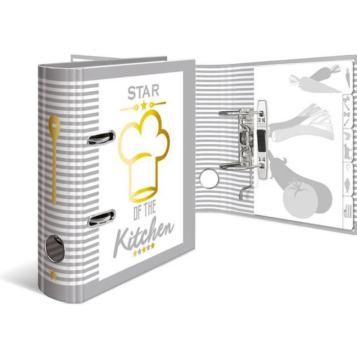 Herma Ordner 15416, Rezeptordner, Karton, A5, 7cm, Motiv Star Of The Kitchen, Inkl. Register 7 Herma Ordner 15416, Rezeptordner, Karton, A5, 7cm, Motiv Star Of The Kitchen, Inkl. Register – Bild 5
