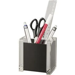 Wedo Stiftehalter 604001, Acryl Exklusiv, Acryl, 1 Fach, Schwarz / Transparent -Leitz Shop 69ed715e8c9fd410b881b6c6e877606c8aae247f stiftehalter wedo 604001 acryl exklusiv