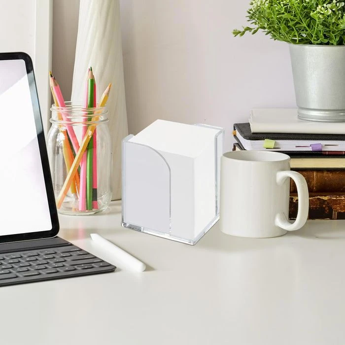 Maul Zettelbox 1954005, Glasklar, Acryl, Ungefüllt 4 Maul Zettelbox 1954005, Glasklar, Acryl, Ungefüllt – Bild 2