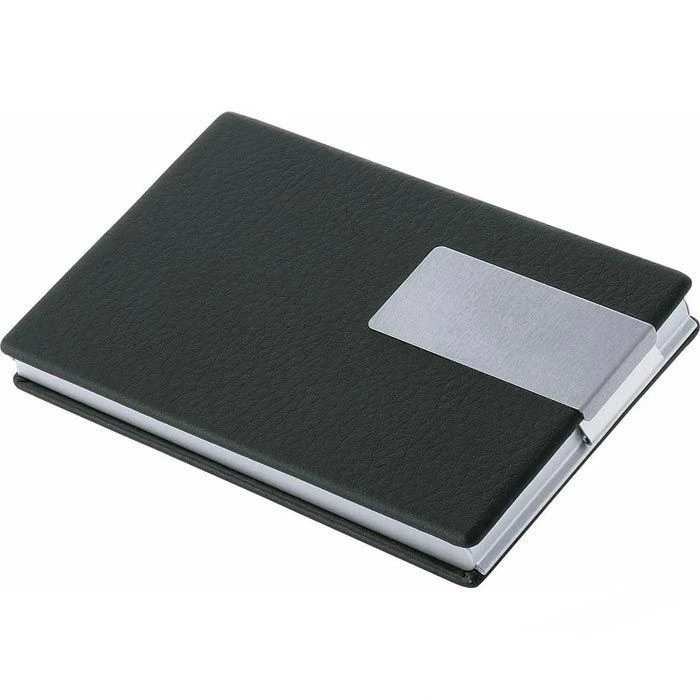 Wedo Visitenkartenetui Silber Alu Schwarz 3 Wedo Visitenkartenetui Silber Alu Schwarz
