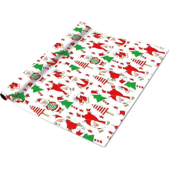 Bsb Geschenkpapier 417-042, Weihnachtsmänner, Mehrfarbig, 70cm X 2m 4 Bsb Geschenkpapier 417-042, Weihnachtsmänner, Mehrfarbig, 70cm X 2m – Bild 2