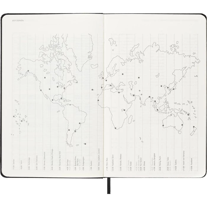 Moleskine Buchkalender Large, 1 Woche Auf 2 Seiten Hardcover Schwarz Deutsch, A5 7 Moleskine Buchkalender Large, 1 Woche Auf 2 Seiten Hardcover Schwarz Deutsch, A5 – Bild 5