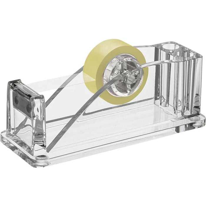 Maul Klebefilmabroller 195700, Glasklar, Tischabroller Für Kleberollen 19mm X 33m 4 Maul Klebefilmabroller 195700, Glasklar, Tischabroller Für Kleberollen 19mm X 33m – Bild 2