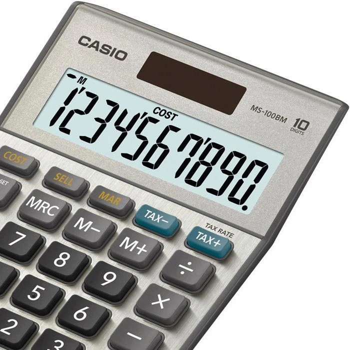 Casio MS 100BM Taschenrechner Mit Prozent Solar 10 5 Casio MS 100BM Taschenrechner Mit Prozent Solar 10 – Bild 3