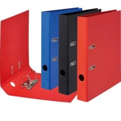 Falken Ordner PURE Color 15081680, Karton, A4, 5cm, Farbig Sortiert, 10 Stück