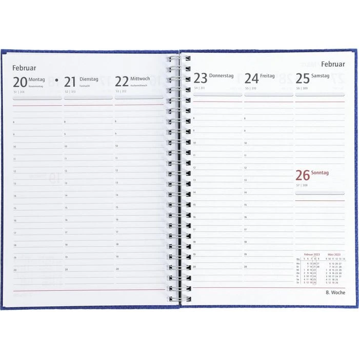 Herlitz Buchkalender Nature, 1 Woche Auf 2 Seiten, Softcover, Sortiert, A5 4 Herlitz Buchkalender Nature, 1 Woche Auf 2 Seiten, Softcover, Sortiert, A5 – Bild 2