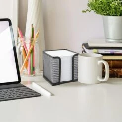 Böttcher-AG Zettelbox Mesh Line, Schwarz, Metall, Ungefüllt -Leitz Shop 7342b935378a50237b97d75a15100d3952f4eaff zettelbox boettcher ag mesh line schwarz