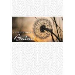 Böttcher-AG Trauerkarten Beileid Pusteblume, 115 X 170mm, Klappkarte Mit Umschlag 6 Böttcher-AG Trauerkarten Beileid Pusteblume, 115 X 170mm, Klappkarte Mit Umschlag -Leitz Shop 75ae82cfd415d2a4331a48a8ac9827233985aa5c trauerkarten boettcher ag beileid pusteblume