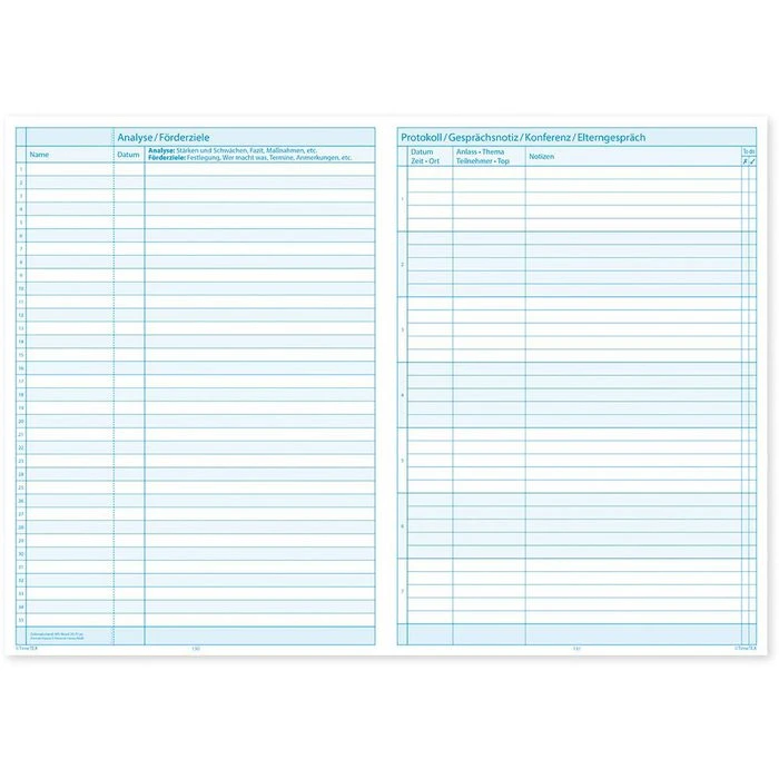 TimeTex Lehrerkalender 10505, Universal Schulplaner 1 Woche Auf 2 Seiten A5 Plus 8 TimeTex Lehrerkalender 10505, Universal Schulplaner 1 Woche Auf 2 Seiten A5 Plus – Bild 6