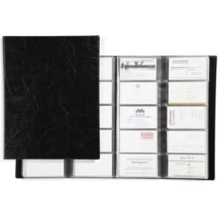Durable Visitenkartenbuch 2445-01 Visifix 400, A4, Kunststoff In Lederoptik, Schwarz, Für 400 Karten -Leitz Shop 76afd0afea58a90da699c20511303c95011db476 visitenkartenbuch durable 2445 01 visifix 400 a4