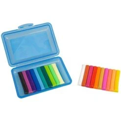 Idena Knete 68125, 20 Stangen, Ab 3 Jahren, Farbig Sortiert, 306g