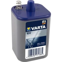 Varta Batterien 430 Longlife 6V Block, 4R25, 7500 MAh