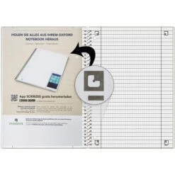 Oxford Collegeblock 100050362 KarLi, A4, Innen- Und Außenrand, 90 G/m², Liniert Und Kariert 8 Oxford Collegeblock 100050362 KarLi, A4, Innen- Und Außenrand, 90 G/m², Liniert Und Kariert -Leitz Shop 803dcd9ade04752092682232d7c294279e4bfaaa collegeblock oxford 100050362 karli a4