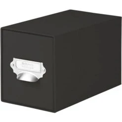 Rössler-Papier CD-DVD-Box 1327452700 S.O.H.O., Für 47 CDs, Pappe, Schwarz