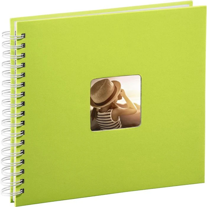 Hama Fotoalbum Fine Art 2115, Spiralalbum, 28 X 24 Cm, 50 Weiße Seiten Für 100 Fotos, Kiwi 8 Hama Fotoalbum Fine Art 2115, Spiralalbum, 28 X 24 Cm, 50 Weiße Seiten Für 100 Fotos, Kiwi – Bild 6