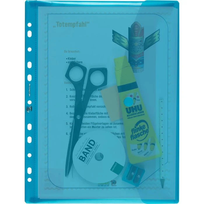 Oxford Dokumententasche 400099574, A4, Abheftbar, Für 50 Blatt, Farbig Sortiert, 6 Stück 6 Oxford Dokumententasche 400099574, A4, Abheftbar, Für 50 Blatt, Farbig Sortiert, 6 Stück – Bild 4