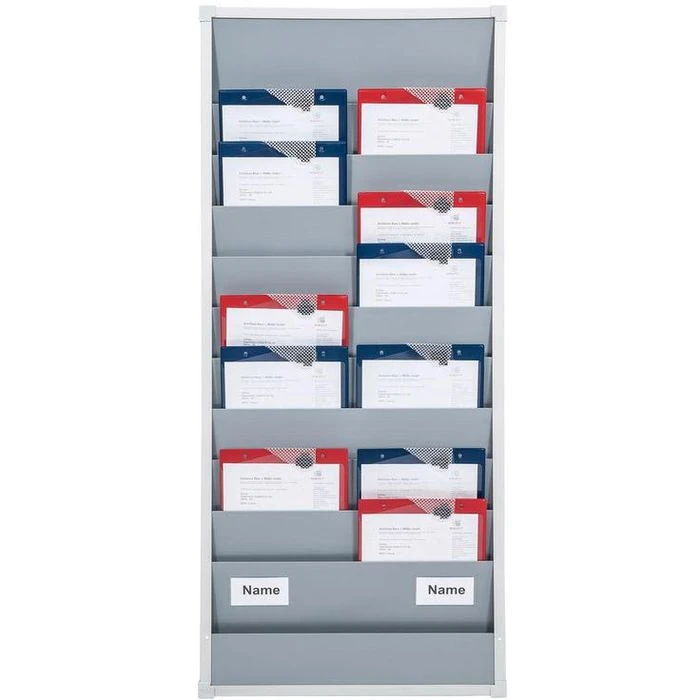 Eichner Werkstattplaner 9019-00874, Für 20 X A4, Zweireihig, Aus Kunststoff, Grau, 55,4 X 128 Cm 4 Eichner Werkstattplaner 9019-00874, Für 20 X A4, Zweireihig, Aus Kunststoff, Grau, 55,4 X 128 Cm – Bild 2