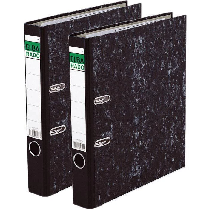 Elba 10404 SW Rado Ordner, A4, Schmal, Karton, Schwarz 3 Elba 10404 SW Rado Ordner, A4, Schmal, Karton, Schwarz