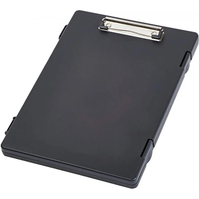 Maul Klemmbrett 2349290, A4, Kunststoff, Mit Aufbewahrungsfach, Schwarz 8 Maul Klemmbrett 2349290, A4, Kunststoff, Mit Aufbewahrungsfach, Schwarz – Bild 6