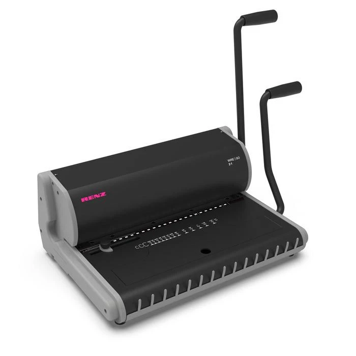 Renz Drahtbindegerät Wire Go 2:1, A4, 23 Ringe, 280 Blatt Binden, 20 Blatt Stanzen 3 Renz Drahtbindegerät Wire Go 2:1, A4, 23 Ringe, 280 Blatt Binden, 20 Blatt Stanzen