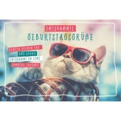 Böttcher-AG Geburtstagskarten Entspannte Grüße, 170 X 115mm, Klappkarte Mit Umschlag -Leitz Shop 8c225e0420cbd739782085cf7c716cb235375c81 geburtstagskarten boettcher ag entspannte gruesse