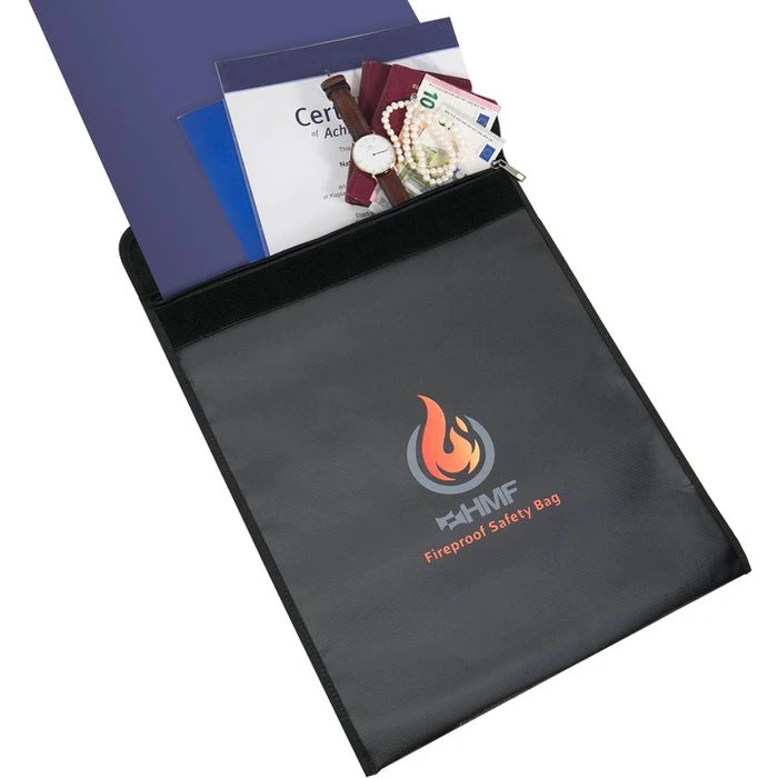 HMF Dokumententasche 44149, Feuerfest, 49 X 38 Cm, Für A3, Fiberglas 3 HMF Dokumententasche 44149, Feuerfest, 49 X 38 Cm, Für A3, Fiberglas