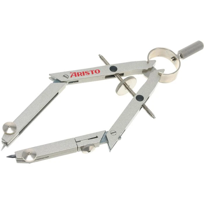 Aristo Zirkel 70-AR55429 Geo Studio, 4-teilig, Geometrie- & Schnellverstellzirkel, Vollmetall 5 Aristo Zirkel 70-AR55429 Geo Studio, 4-teilig, Geometrie- & Schnellverstellzirkel, Vollmetall – Bild 3