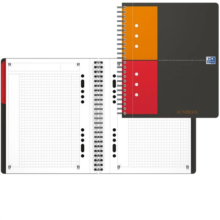 Oxford Collegeblock 357001411 Activebook, A5, Rand Rundum, 80 G/m² 80 Blatt Mit Register Kariert 3 Oxford Collegeblock 357001411 Activebook, A5, Rand Rundum, 80 G/m² 80 Blatt Mit Register Kariert