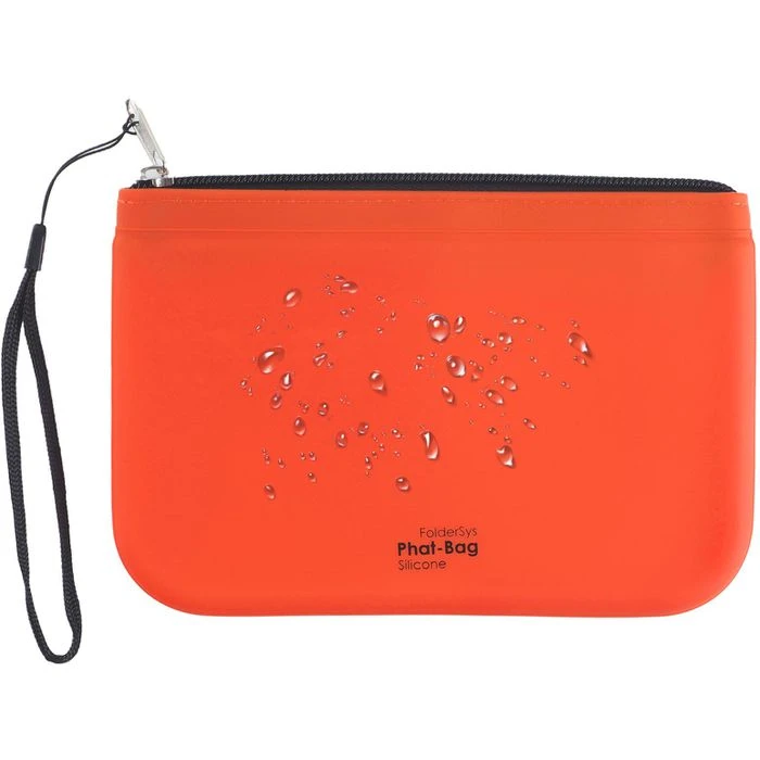 Foldersys Reißverschlussbeutel 40486-80, Phat-Bag, A6, Rot, Aus Silikon, 1 Fach 4 Foldersys Reißverschlussbeutel 40486-80, Phat-Bag, A6, Rot, Aus Silikon, 1 Fach – Bild 2