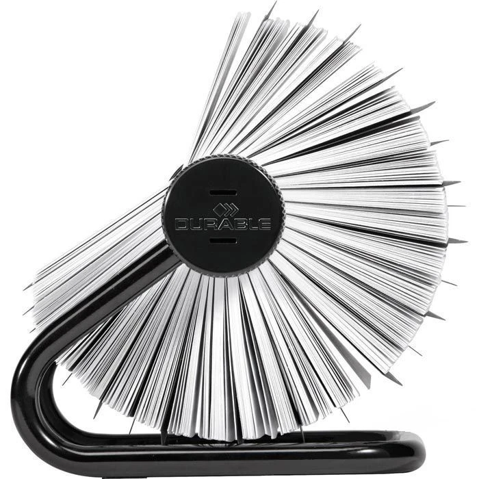 Durable 2482 Telindex Rollkartei Adresskarten, Schwarz 5 Durable 2482 Telindex Rollkartei Adresskarten, Schwarz – Bild 3