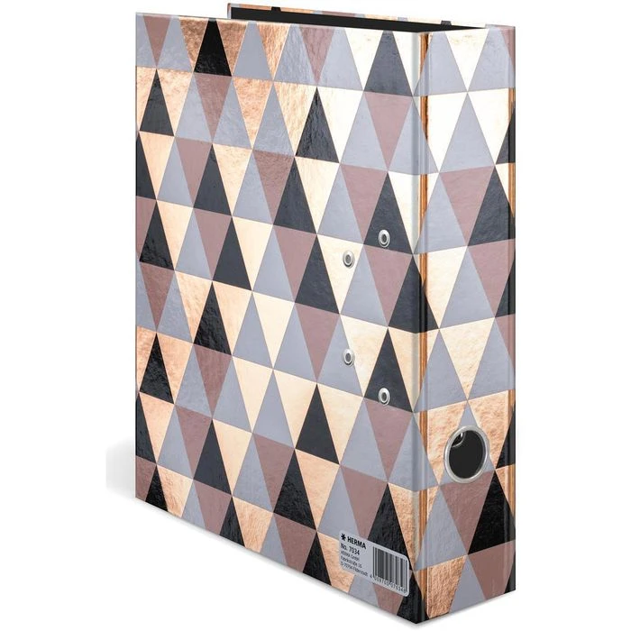 Herma Ordner 7034 Abstract, Karton, A4, 7cm, Abstraktes Rauten-Muster 7 Herma Ordner 7034 Abstract, Karton, A4, 7cm, Abstraktes Rauten-Muster – Bild 5