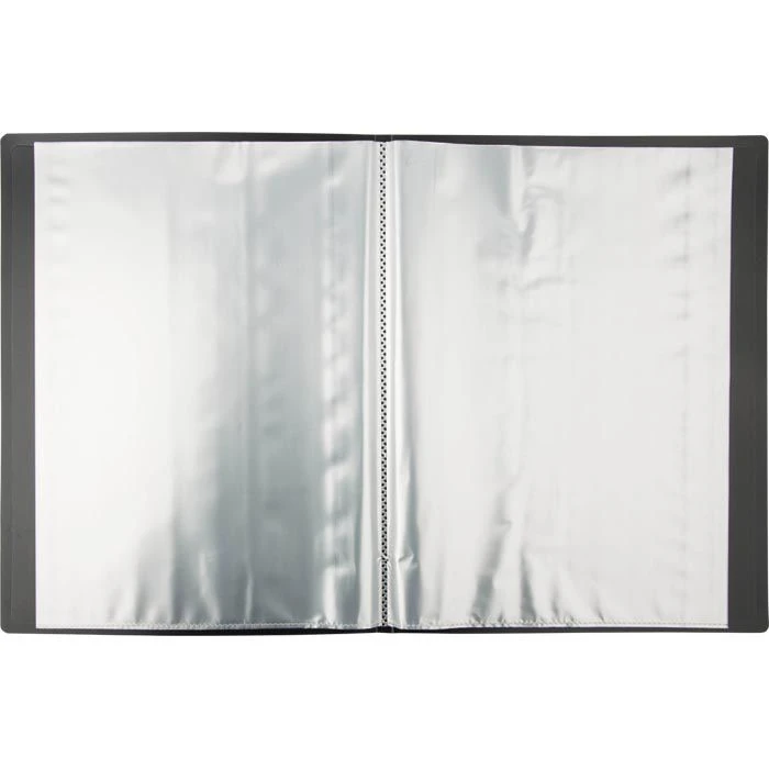 Foldersys Sichtbuch 25025-30, A5, Schwarz, Mit Außentasche, 20 Hüllen 4 Foldersys Sichtbuch 25025-30, A5, Schwarz, Mit Außentasche, 20 Hüllen – Bild 2