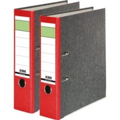 Falken 10361939 Ordner, A4, Breit, Karton, Rot