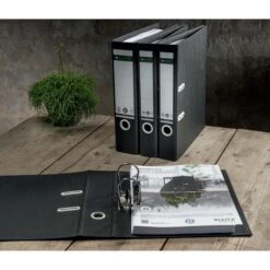 Leitz Ordner Recycle 1019-00-95, Recycling-Karton, A4, 5cm, Schwarz -Leitz Shop a32960de83a129a171b88679bb9d0efd1794c6ec ordner leitz recycle 1019 00 95 recycling karton