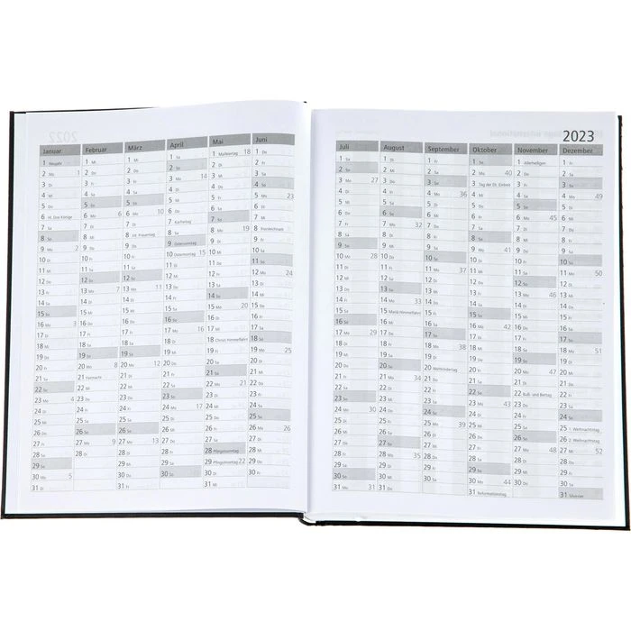 Geiger Buchkalender Advokat, Planungsbuch 1 Tag Auf 1 Seite Balacron Schwarz A4 7 Geiger Buchkalender Advokat, Planungsbuch 1 Tag Auf 1 Seite Balacron Schwarz A4 – Bild 5