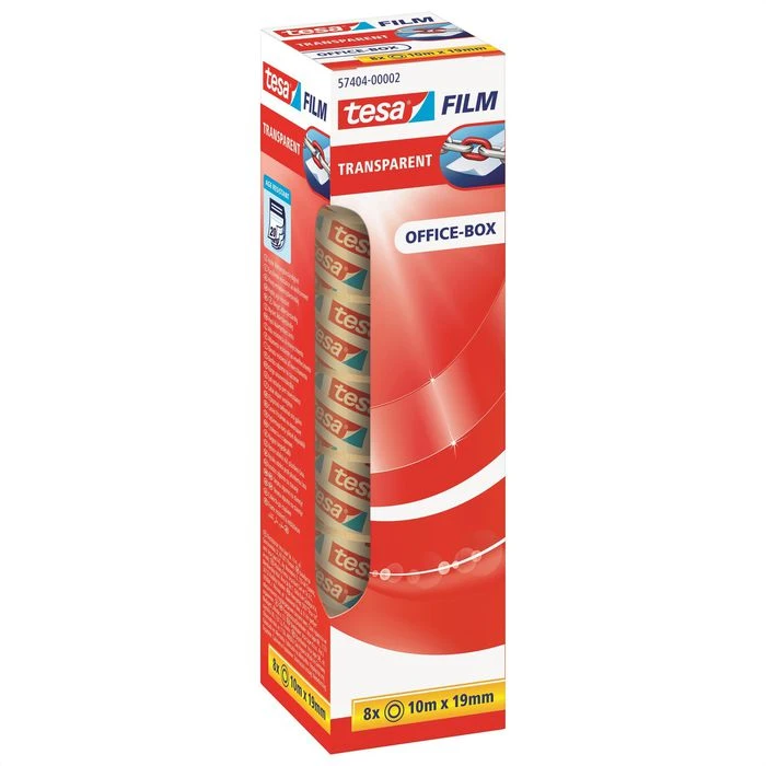 Tesa 57404 Tesafilm Klebeband 19mm X 10m 8 Stück 3 Tesa 57404 Tesafilm Klebeband 19mm X 10m 8 Stück
