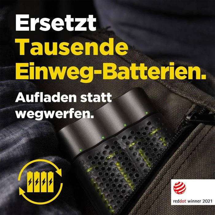 GP Akku-Ladegerät Batteries P461, Für 4 NiMH, Mit USB, Inkl. 4 Akkus 6 GP Akku-Ladegerät Batteries P461, Für 4 NiMH, Mit USB, Inkl. 4 Akkus – Bild 4