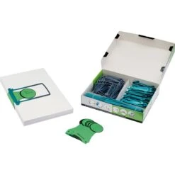 Jalema Abheftbügel 5721000, Clipex Archivset, Mit Deckschiene, Plastik, Füllhöhe 70mm, 100 Stück