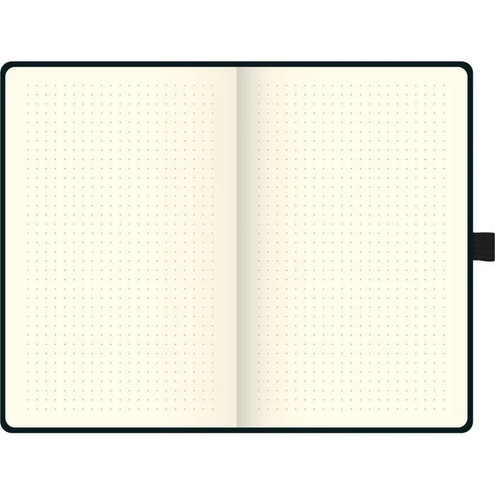 Brunnen Notizbuch Kompagnon Klassik, 105522905, A5, 96 Blatt, Schwarz, Hardcover, Dotted 4 Brunnen Notizbuch Kompagnon Klassik, 105522905, A5, 96 Blatt, Schwarz, Hardcover, Dotted – Bild 2