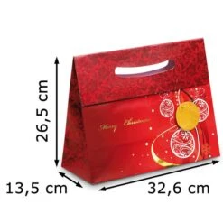 Böttcher-AG Geschenktüte Weihnachten Elegant, Geschenktasche Groß, 33 X 27cm, Rot -Leitz Shop aeac5a263f5a82dd68c425241d27422b8b55a7e5 geschenktuete boettcher ag weihnachten elegant