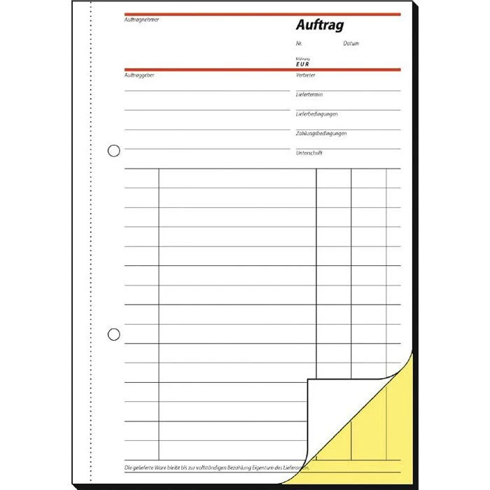 Sigel SD001 Auftragsbuch A5 Selbstdurchschreibend 4 Sigel SD001 Auftragsbuch A5 Selbstdurchschreibend – Bild 2