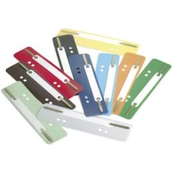 Durable Heftstreifen FLEXI 690100, 38 X 150mm, Farbig Sortiert, Aus Kunststoff, 250 Stück