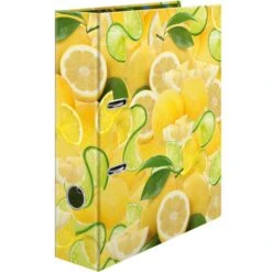 Herma Ordner 7114 Früchte, Karton, A4, 7cm, Motiv Zitrone