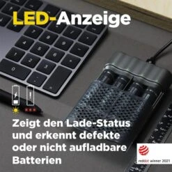 GP Akku-Ladegerät Batteries P461, Für 4 NiMH, Mit USB, Inkl. 4 Akkus 13 GP Akku-Ladegerät Batteries P461, Für 4 NiMH, Mit USB, Inkl. 4 Akkus -Leitz Shop b5d527bc6222ca5609e3e902a6ba62167074d53d akku ladegeraet gp batteries recyko pro p461