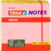 Tesa Haftnotizen Neon Notes, 75 X 75mm, 320 Blatt, Neonfarben