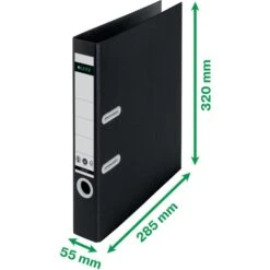 Leitz Ordner Recycle 1019-00-95, Recycling-Karton, A4, 5cm, Schwarz -Leitz Shop b95879ac4d605995e3ef97214e7f894465ddf980 ordner leitz recycle 1019 00 95 recycling karton