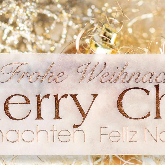 Sigel Weihnachtskarte DS029, Christmas Glitter, DIN Lang, Mit Umschlag, 10 Stück 5 Sigel Weihnachtskarte DS029, Christmas Glitter, DIN Lang, Mit Umschlag, 10 Stück – Bild 3