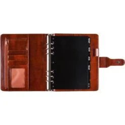 Rido-Ide Systemplaner 706505570, Timing 1, Braun, Kunstleder, A5