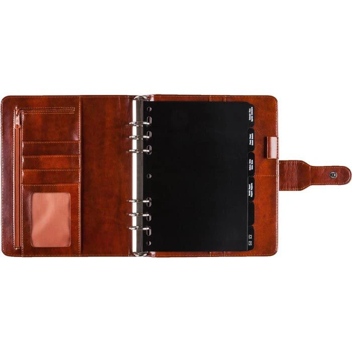 Rido-Ide Systemplaner 706505570, Timing 1, Braun, Kunstleder, A5 3 Rido-Ide Systemplaner 706505570, Timing 1, Braun, Kunstleder, A5